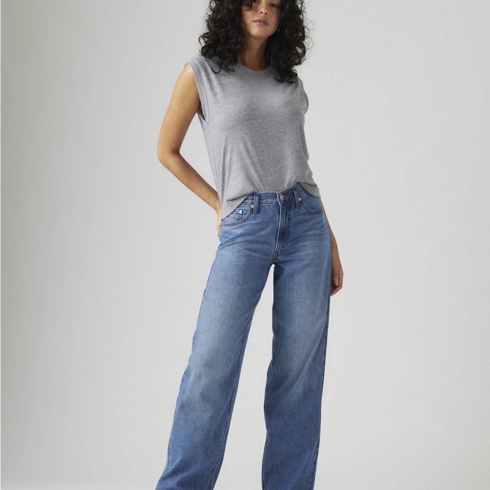 BAGGY DAD LINEN+ DENIM LIGHTWEIGHT WOMEN'S JEANS